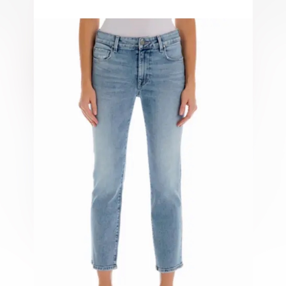 FIDELITY CHER CROP SLIM STRAIGHT JEANS 30